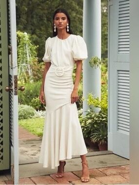 Sachin + Babi White Camila Dress NWT Size 14